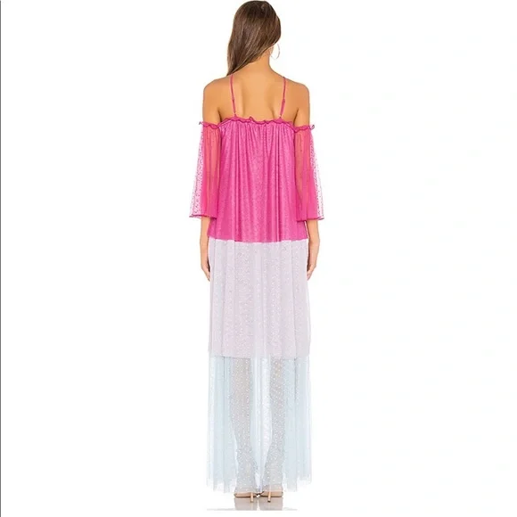 x REVOLVE Frida Tiered Maxi in Rainbow - Picture 3 of 3